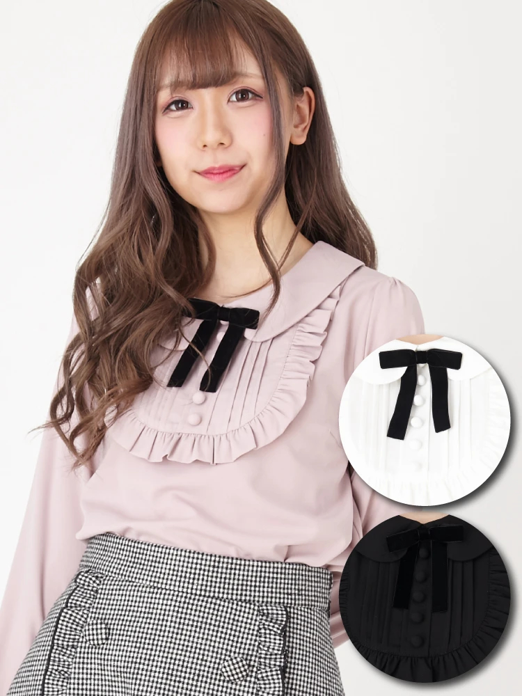 ラウンドヨークブラウス - Ank Rouge(アンクルージュ)のシャツ