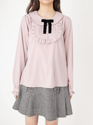 ラウンドヨークブラウス - Ank Rouge(アンクルージュ)のシャツ