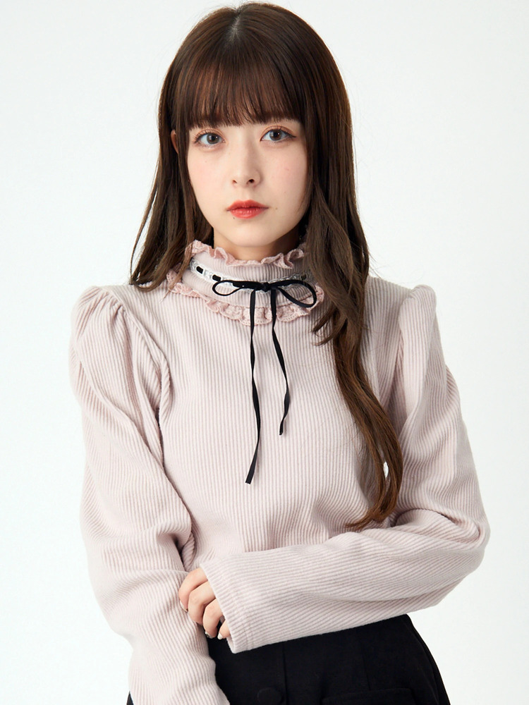 Ank Rouge アンクルージュ プリンセステレコTOPS ブラック ブラック プリンセステレコTOPS アンクルージュ Rouge Ank プリンセス