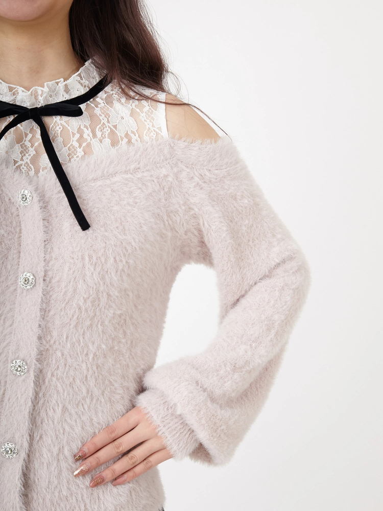 CHANEL シャネル ニット セーター カシミヤ ホワイト 40サイズ