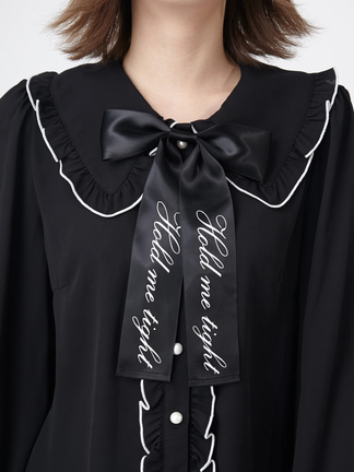 完売 Myu 袖リボンコート　ブラック kiryuyrik - 《予約品》 DrapCoat コート TWS Tropical / Black