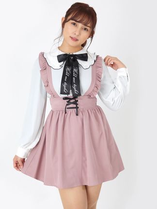 Ank Rouge ストロベリープチリボン ジャンスカ ストロベリープチリボンJSK - Ank Rouge(アンクルージュ)の