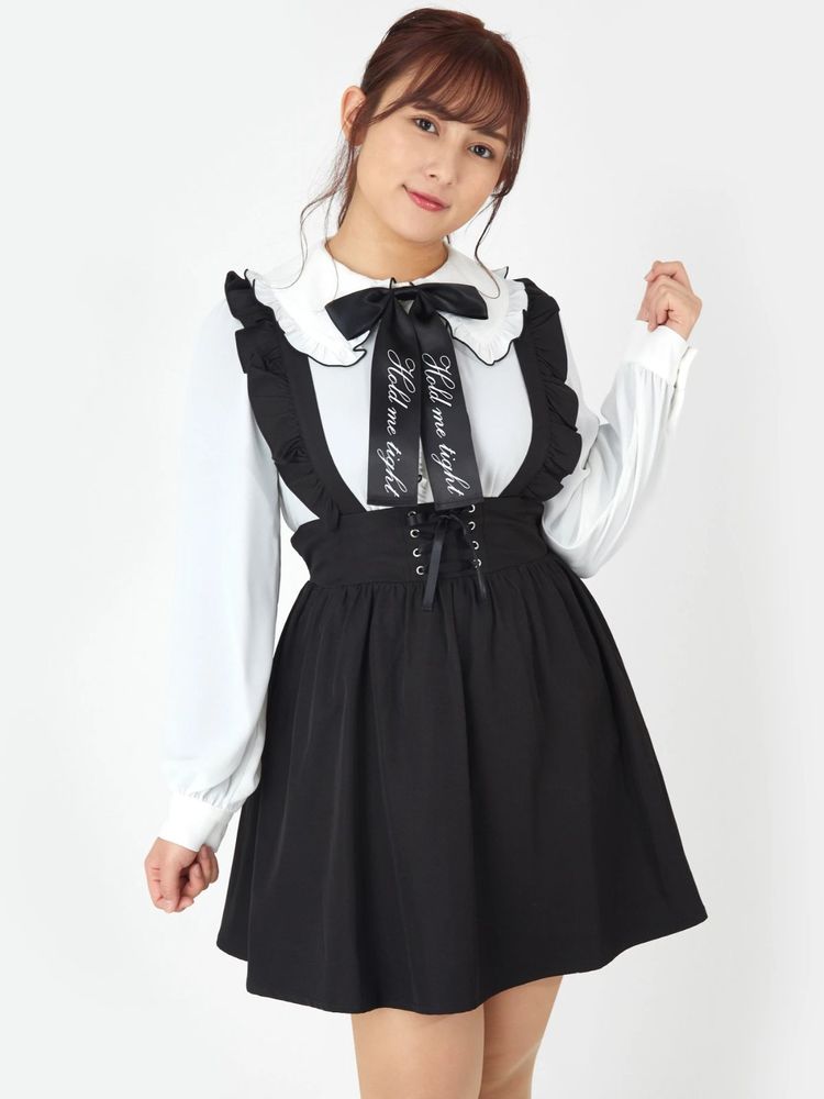 Ank Rouge ジャンスカ　ワイシャツ❌ スピンドルジャンスカ - Ank Rouge(アンクルージュ)のスカート