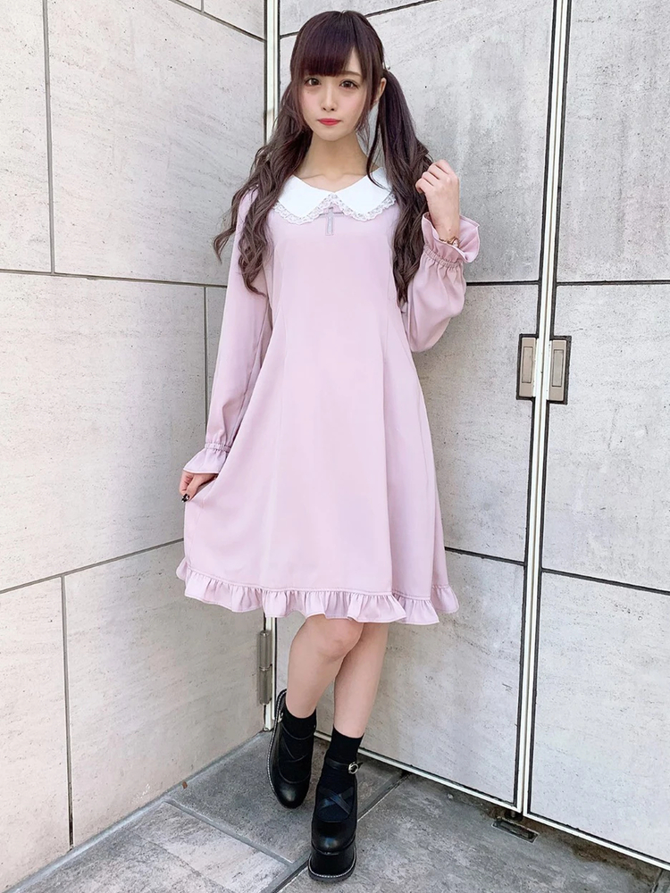 アンクルージュ ワンピース ジャージセーラーOP - Ank Rouge(アンクルージュ)のワンピース