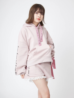 メッセージロゴ裏毛パンツ