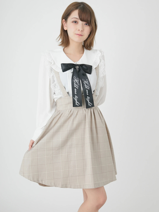 Ank Rouge ジャンスカ　ワイシャツ❌ ギャザージャンスカ - Ank Rouge(アンクルージュ)のスカート