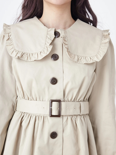 スクエアカラードーリートレンチ