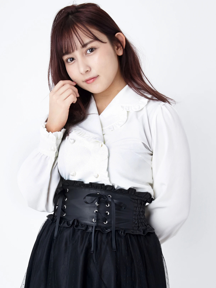 ハートボタンブラウス - Ank Rouge(アンクルージュ)のシャツ