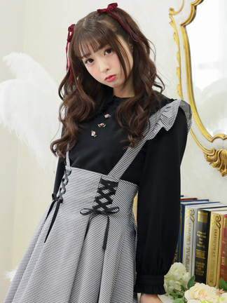 PetitRoseフリル衿トップス - Ank Rouge(アンクルージュ)のTシャツ
