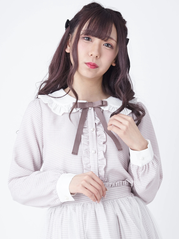 ALGONQUINS フリルブラウス サテン前フリルブラウス｜KarLParkLane Style ONLINE SHOP