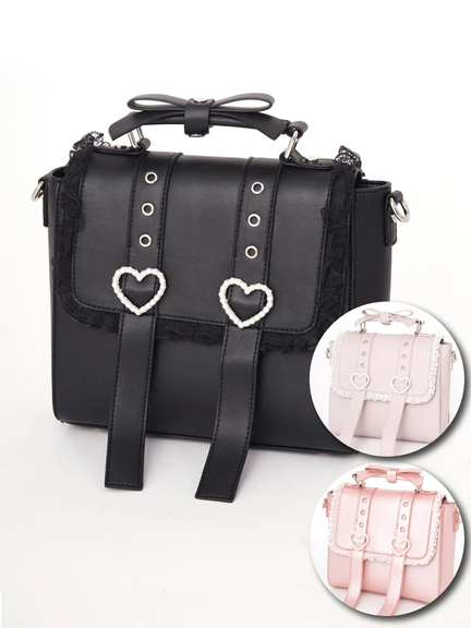 ハートバックルBAG(ピンク)