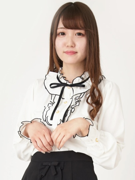 スタンドフリルリボンブラウス Ank Rouge アンクルージュ のシャツ ブラウス ファッション通販 Ailand アイランド スタンドフリルリボンブラウス Ank Rouge アンクルージュ のシャツ ブラウス ファッション通販 Ailand アイランド