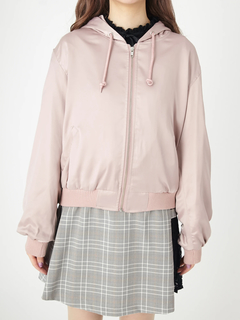 BACKスピンドルフード付きブルゾン