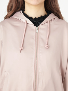 BACKスピンドルフード付きブルゾン