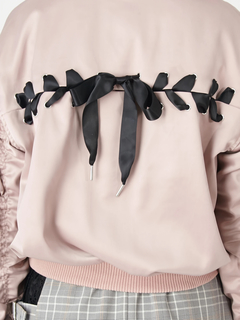 BACKスピンドルフード付きブルゾン