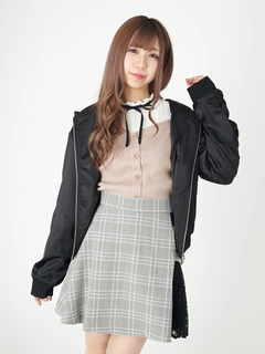 BACKスピンドルフード付きブルゾン