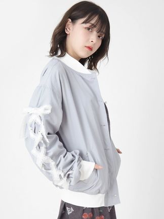 スピンドルリボンブルゾン - Ank Rouge(アンクルージュ)のブルゾン