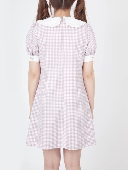 ギンガムaラインパフワンピース Ank Rouge アンクルージュ のワンピース ファッション通販 Ailand アイランド