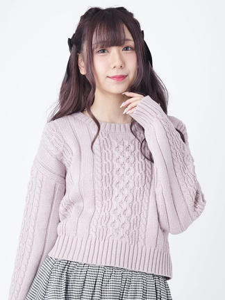 BACKリボンケーブルニット - Ank Rouge(アンクルージュ)のニット