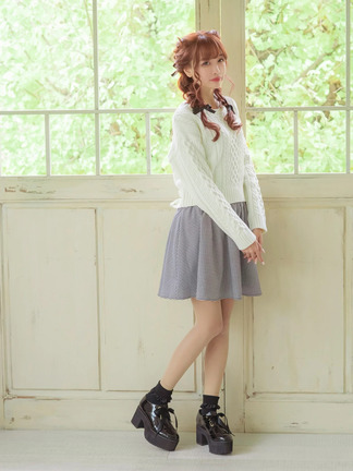 サイドリボンギャザーSK - Ank Rouge(アンクルージュ)のスカート