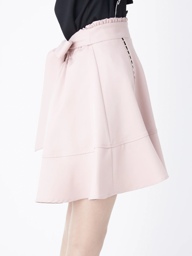 ハシゴリボンフレアースカート - Ank Rouge(アンクルージュ)のスカート