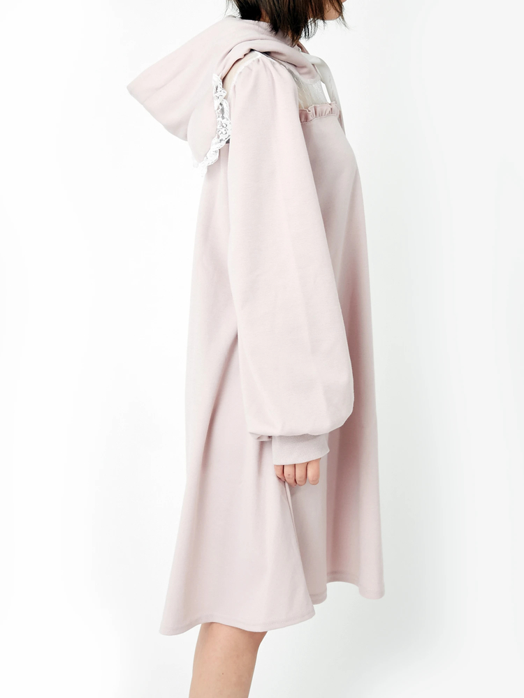 希少✨エルメス【34】ジャングルラブ パーカー ワンピース コットン フランス製 HUG.U SALE ワンピース レディース コットン 綿 100% 半袖