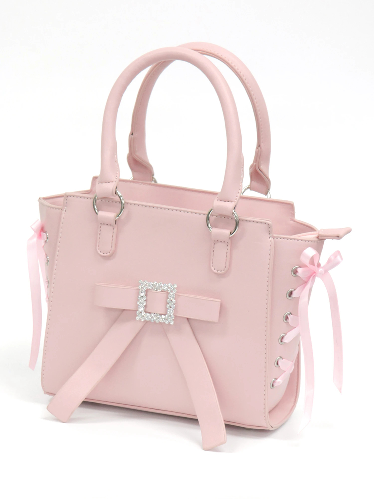新品未使用未開封⭐配色ピンクサッシュベルト 確定ファンサのおまじないBAG 【エナメル】 - Ank Rouge(アン