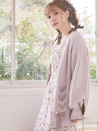 ANATIAN アンティアン　コート バーガンディ プリンセスキラキラツイードドーリーコート - Ank Rouge(アン