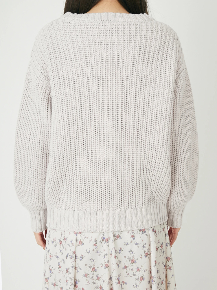 美品✨ADEAM　カーディガン　リボン　シルク100%　ベージュ　2 64i11 《2点セット》 ADEAM アディアム × NAOMI OSAKA モーヴ