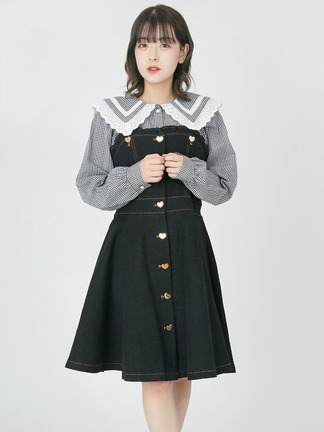 デニムジャンスカ - Ank Rouge(アンクルージュ)のワンピース