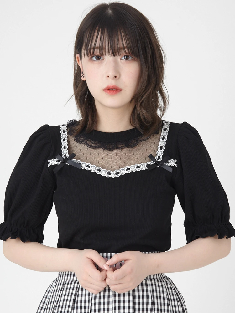 Ank Rouge プリンセステレコTOPS プリンセステレコTOPS - Ank Rouge(アンクルージュ)のTシャツ