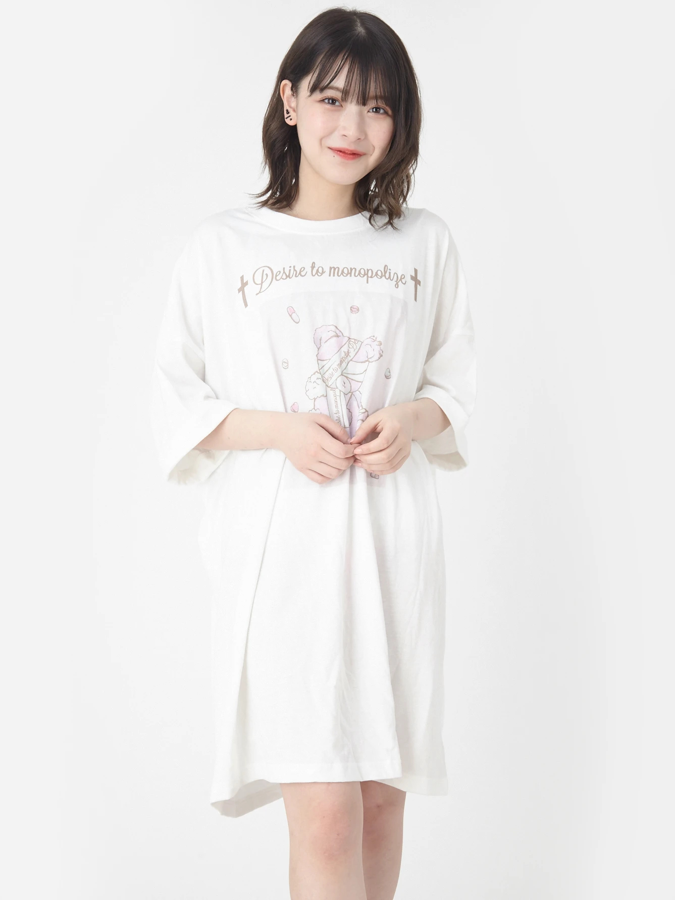 お薬くまさんBigTシャツ - Ank Rouge(アンクルージュ)のTシャツ