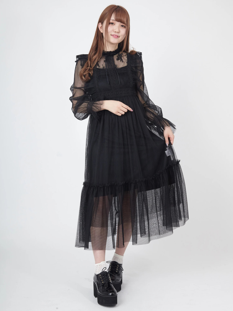 アンドクチュール 2021AW チュールワンピース AND COUTURE（アンド