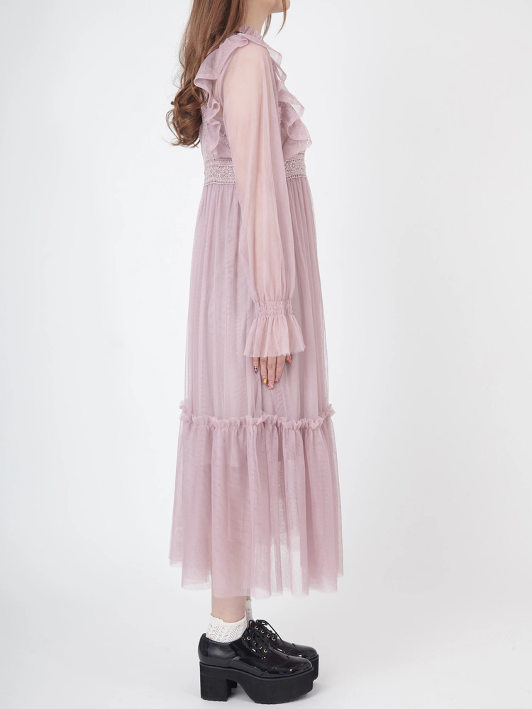 フランス発 レペット ROBE TUTU LONGUE チュチュワンピース 各色 piping lace switching dress – BUNNY APARTMENT