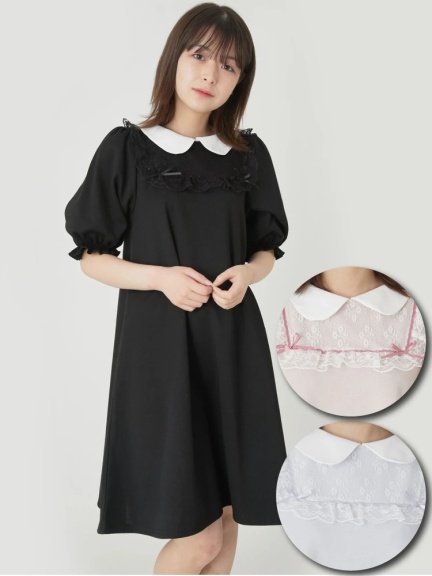 レース切替えカットワンピース Ank Rouge アンクルージュ のワンピース ファッション通販 Ailand アイランド