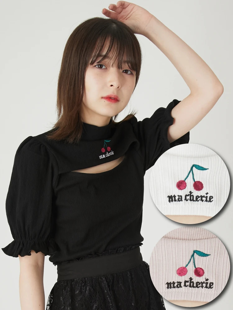 フロントあきトップス - Ank Rouge(アンクルージュ)のTシャツ
