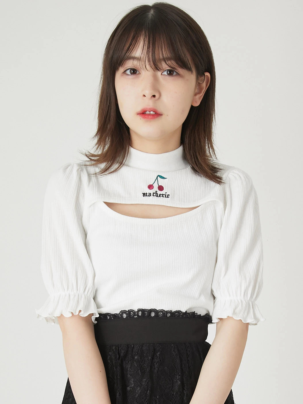 フロントあきトップス - Ank Rouge(アンクルージュ)のTシャツ