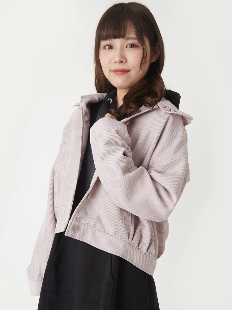 フリルカラーコーデュロイブルゾン - Ank Rouge(アンクルージュ)の