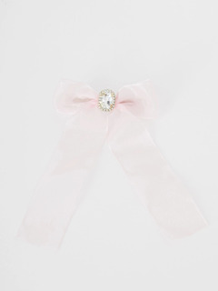 オーガンジーリボンバレッタ