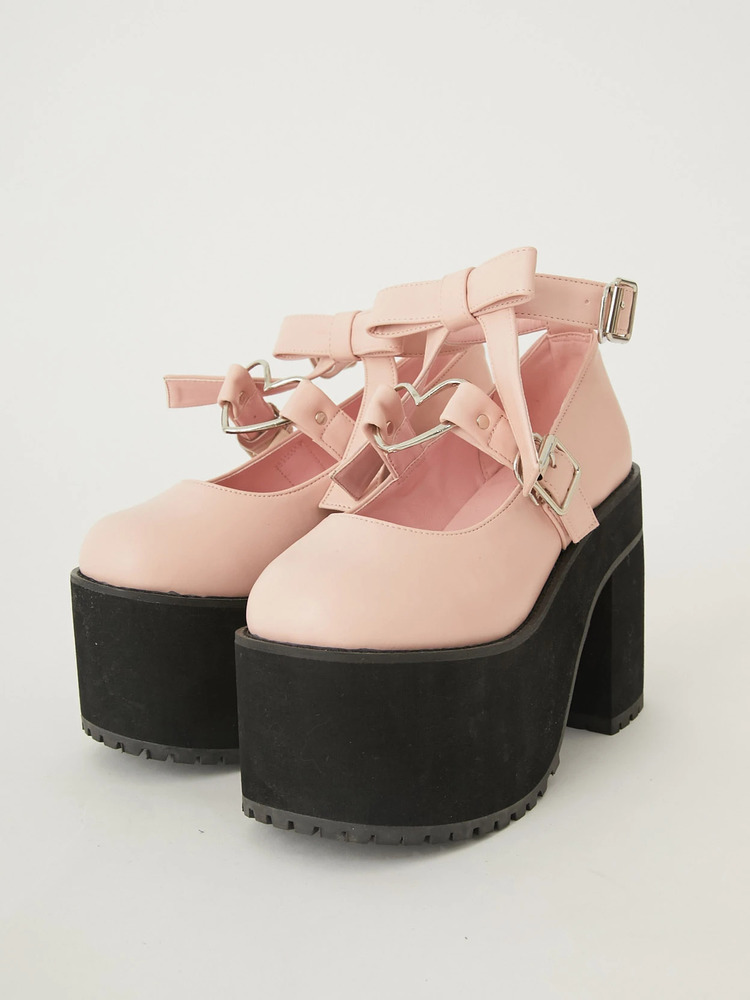 ハートバックルシューズ BABY,THE STARS SHINE BRIGHT ハートバックル