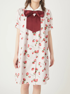 FancyStrawberryシャツOP
