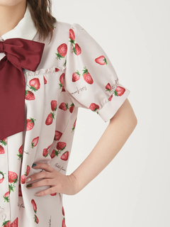 FancyStrawberryシャツOP
