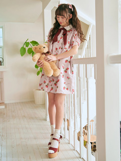 FancyStrawberryシャツOP