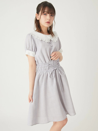 残り1点！VIP価格！【ALAIA】ホワイト アシンメトリーキュロット ギンガムチェックコンビネゾン - Ank Rouge(アンクルージュ)の