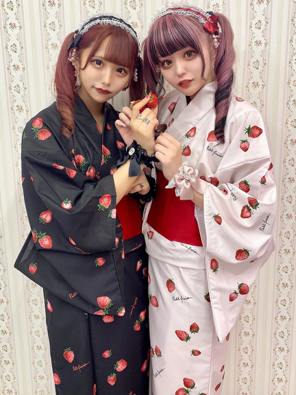 FancyStrawberry浴衣SET(ピンク)
