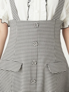 サスペンダーハイウエストフレアーSK