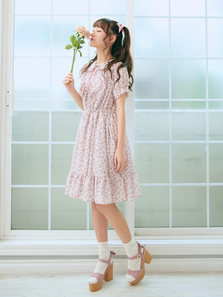 アンクルージュ ワンピース フロントビジューツイードSET/UPワンピース - Ank Rouge(アン