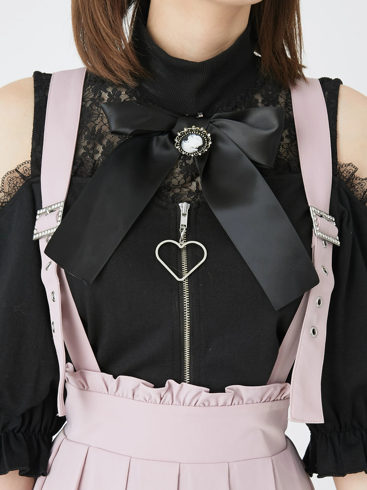 インディースリーズ古着YVESSAINTLAURENT レザーフリルスカート コットンフリルミニスカート(506424445) | レディアゼル