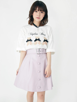 合皮台形スカート - Ank Rouge(アンクルージュ)のスカート