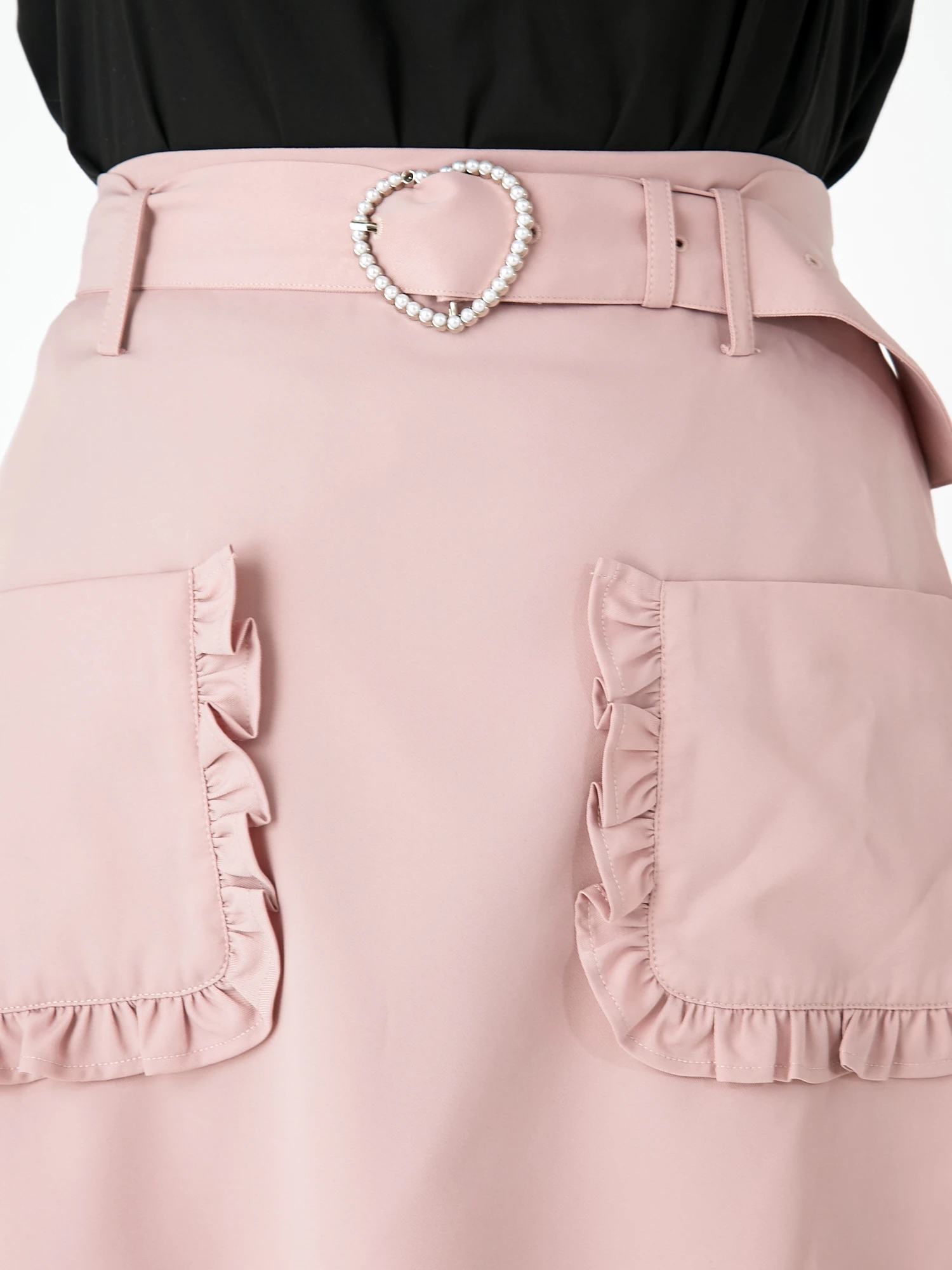 フリルポケット台形スカート - Ank Rouge(アンクルージュ)のスカート